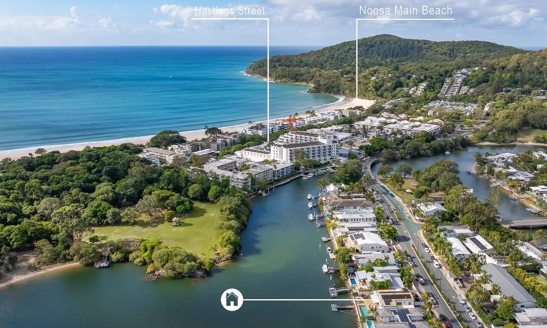 Breathtaking River Views On Noosa Parade 0*, Noosa Heads
